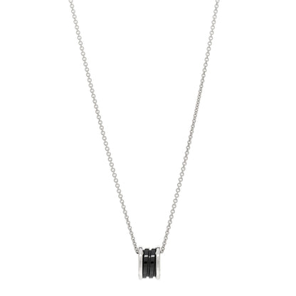 Bulgari Sterling Silver Ceramic Save The Children Pendant Necklace 1 of 4