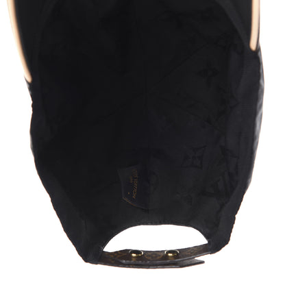 Louis Vuitton Polyester Silk Monogram LV Get Ready Cap M Black 6 of 6