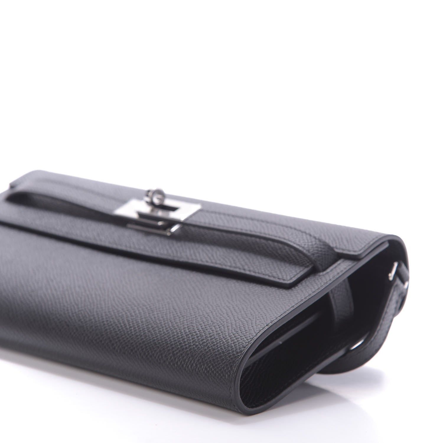 Hermes Epsom Kelly Wallet To Go Black 7 of 9