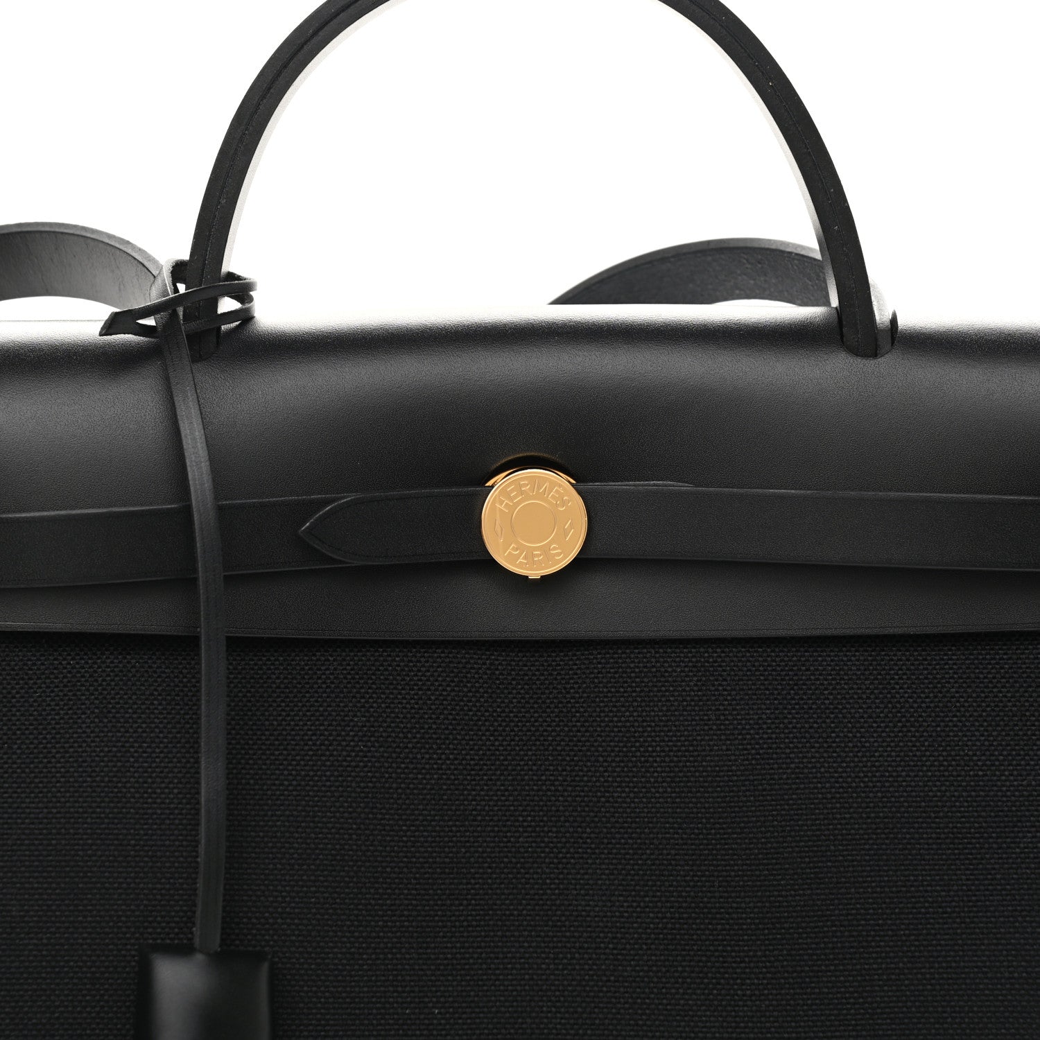 Hermes Toile Vache Hunter Herbag Zip PM 31 Black 9 of 13