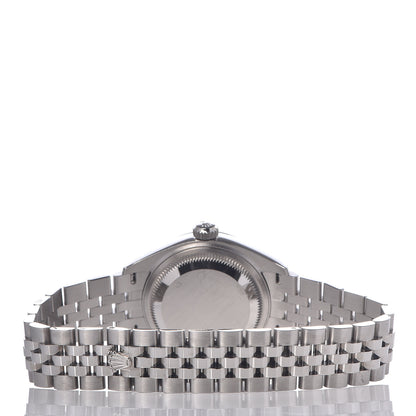 Rolex Stainless Steel 18K White Gold Diamond 28mm Oyster Perpetual Datejust Watch Slate 279174 4 of 11