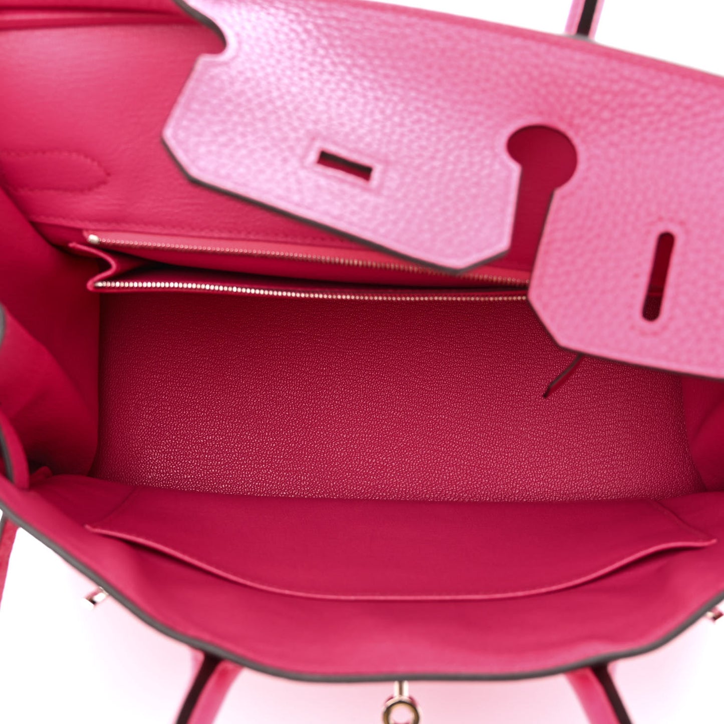 Taurillon Clemence Birkin 30 Rose Shocking