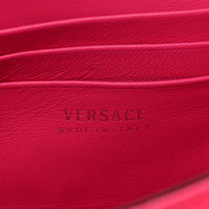Versace Patent Quilted Virtus Shoulder Bag Pink 7 of 14