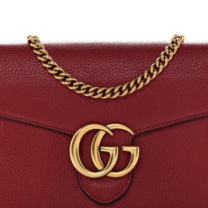 Gucci Cellarius Calfskin GG Marmont Chain Wallet Dry Rose 8 of 13