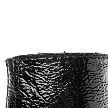 Valentino Garavani Crinkled Patent Knee Boots 35 Black 12 of 17