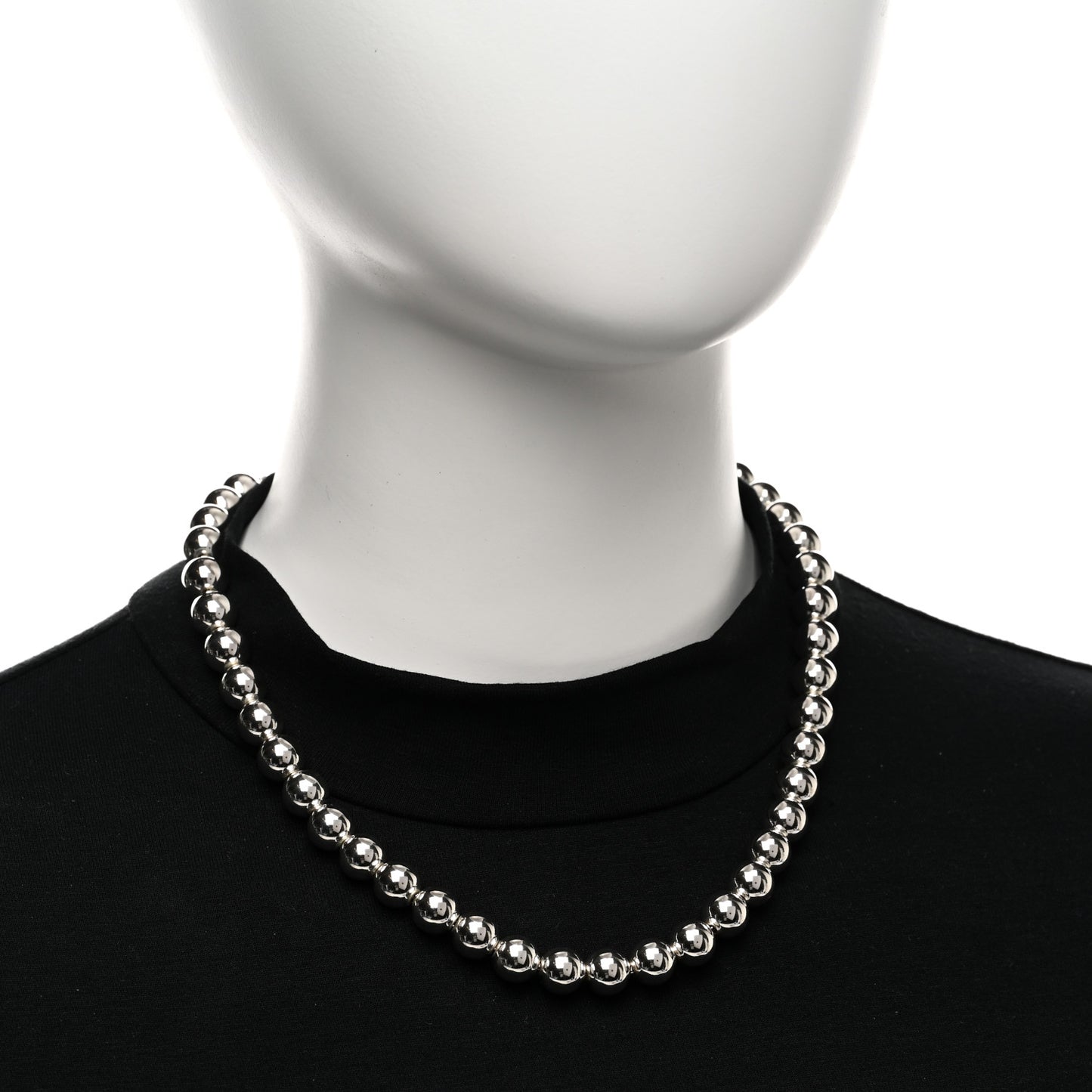 Sterling Silver 10mm Hardwear Ball Necklace
