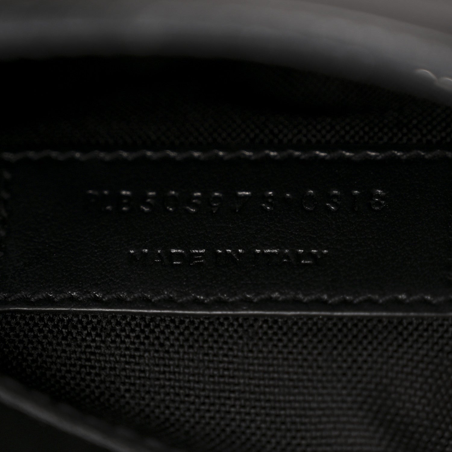 Saint Laurent Canvas Calfskin City Belt Bag Black 7 of 13