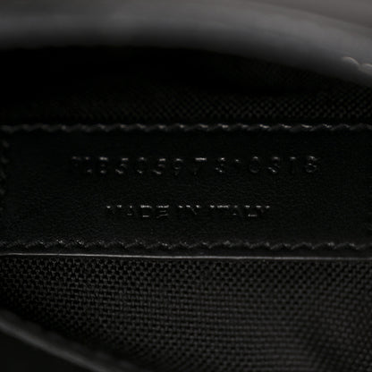 Saint Laurent Canvas Calfskin City Belt Bag Black 7 of 13