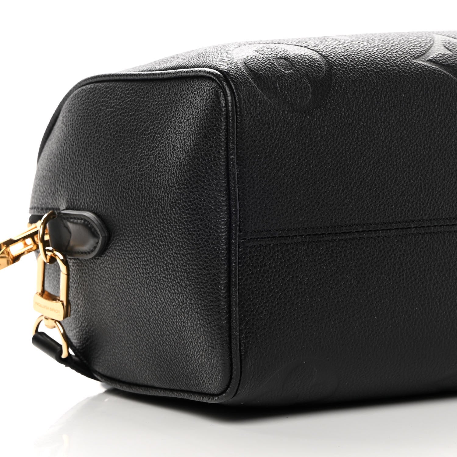 Louis Vuitton Empreinte Monogram Giant Speedy Bandouliere 25 Black 8 of 9