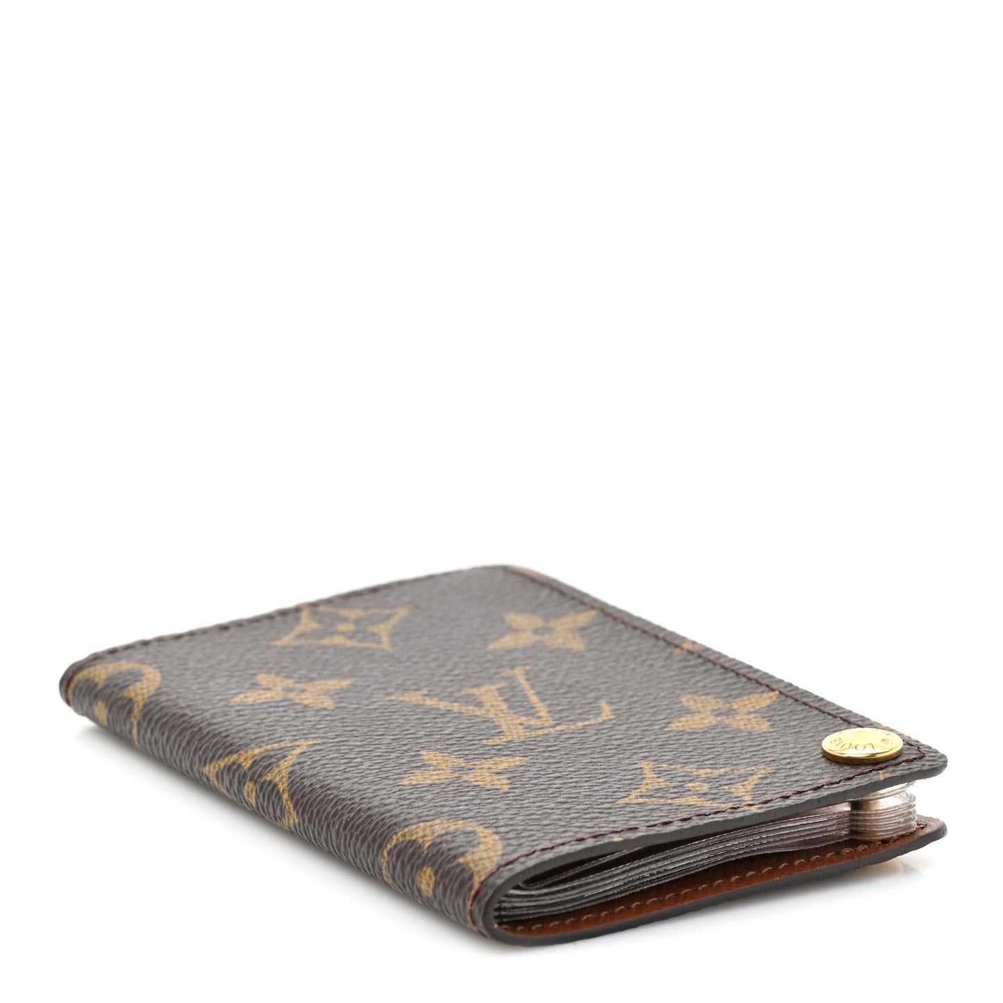 Monogram Credit Card Photo Holder