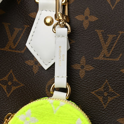 Louis Vuitton Monogram LV Match Speedy Bandouliere 25 White 6 of 10