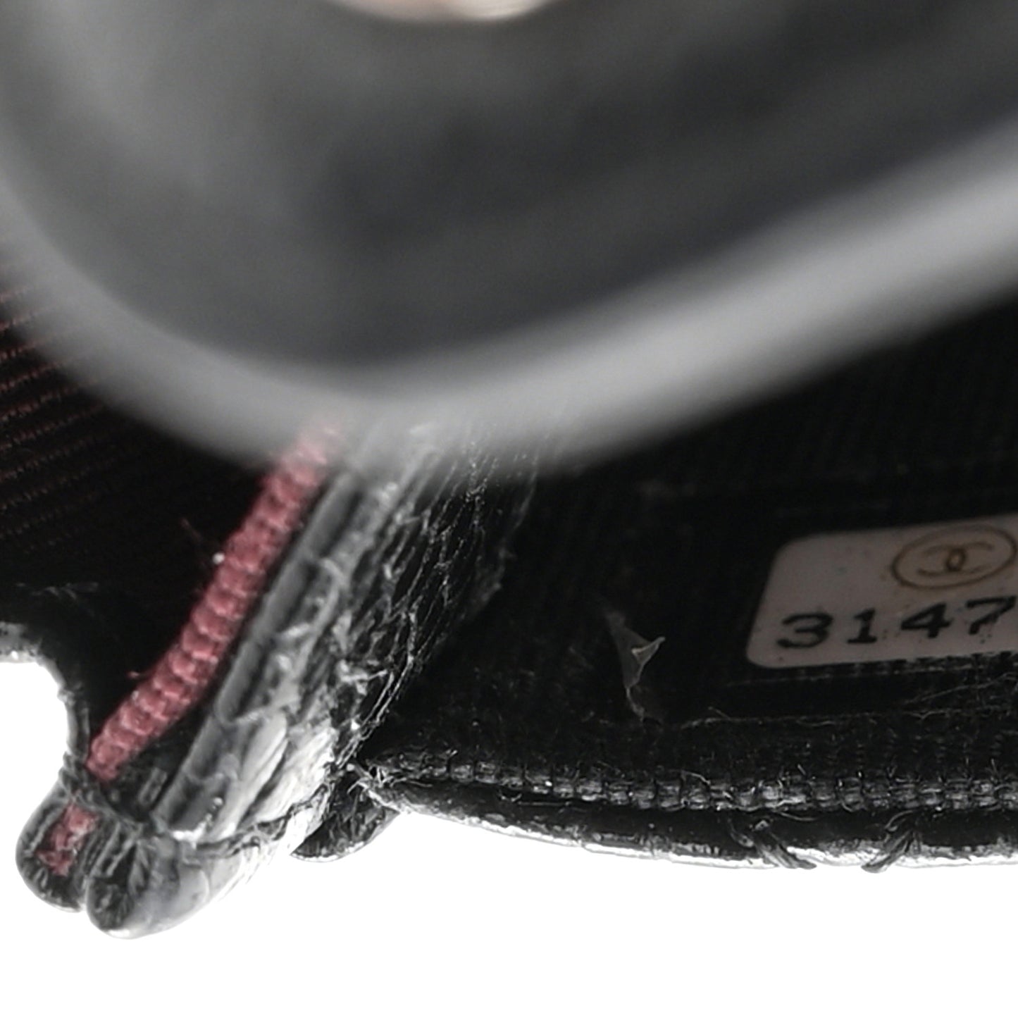 Caviar Quilted Flap Card Holder Wallet Black