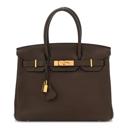 Hermes Togo Birkin 30 Chocolate 1 of 10