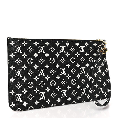 Louis Vuitton Monogram Giant Jungle Neverfull MM GM Pochette Black 3 of 8