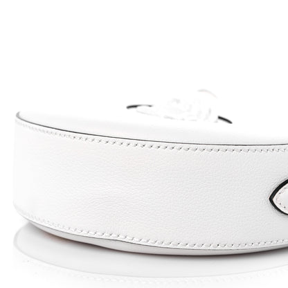 Versace Calfskin La Medusa Round Camera Bag White 8 of 8