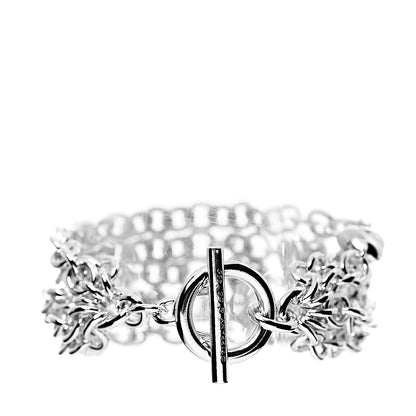 Tiffany Sterling Silver Multi Strand Puff Heart Bracelet 2 of 3