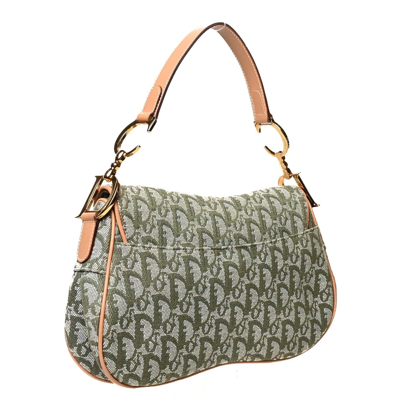 Monogram Double Saddle Bag Green