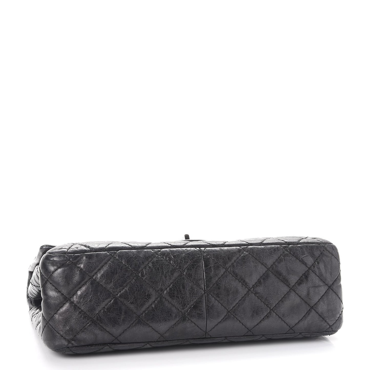 Metallic Aged Calfskin 2.55 Reissue 226 Flap So Black