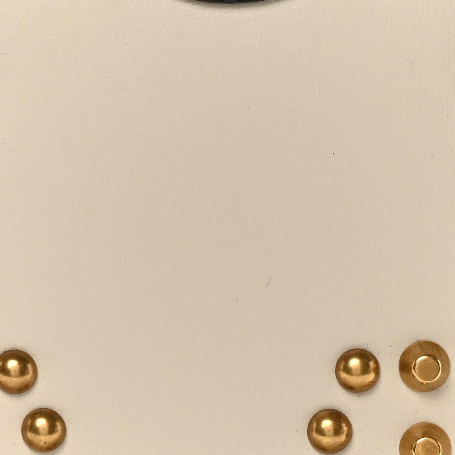 Gucci Calfskin Studded Loved Small Diana Tote Bag Mystic White Hibiscus Red 8 of 10