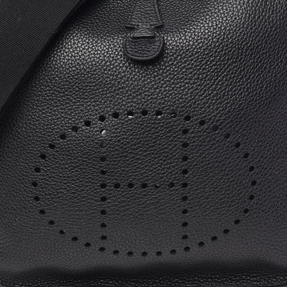 Hermes Taurillon Clemence Evelyne III PM Black 10 of 10