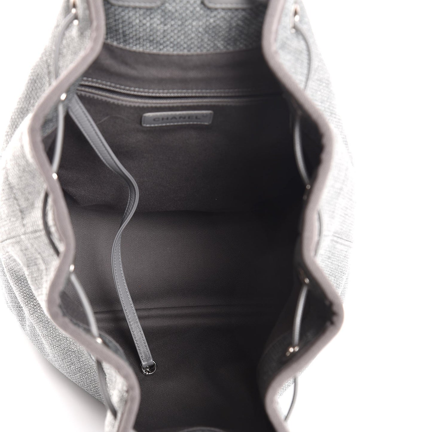 Canvas Large Deauville Backpack Grey