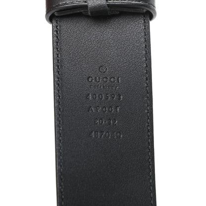 Gucci Calfskin Double G 40mm Belt 80 32 Black 3 of 5