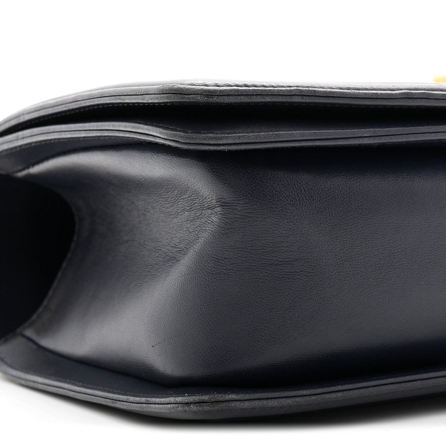 Chanel Lambskin Quilted Medium Boy Flap Navy 9 of 10