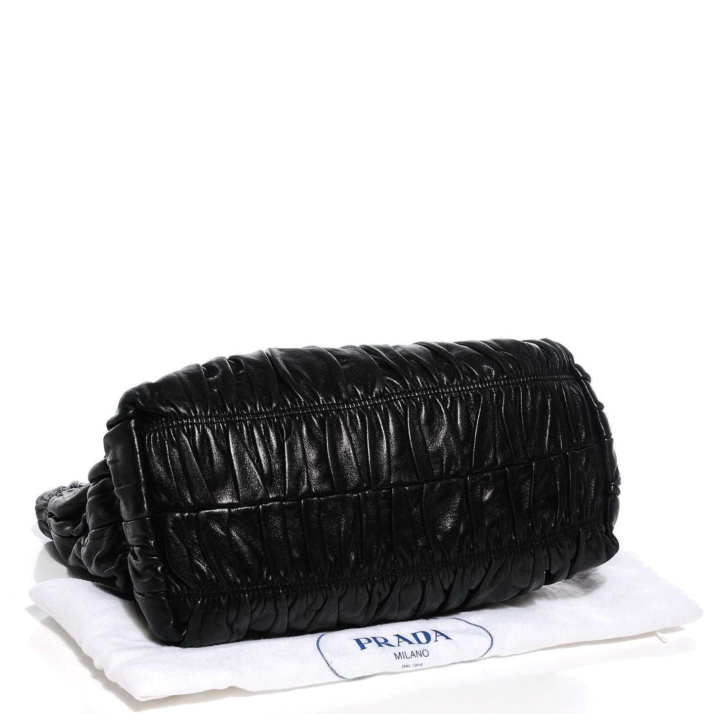 Nappa Gaufre Tote Nero Black