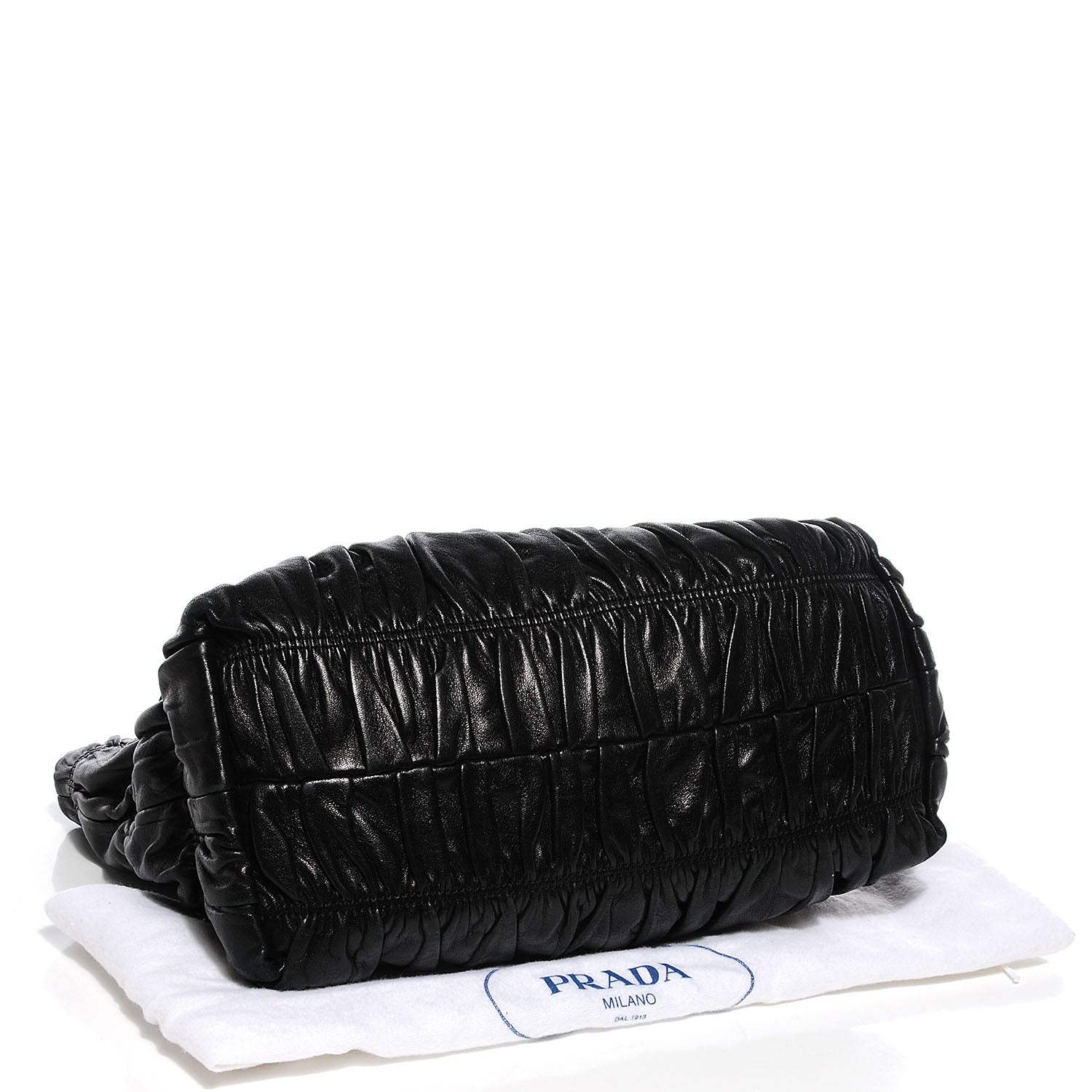 Prada Nappa Gaufre Tote Nero Black 4 of 11