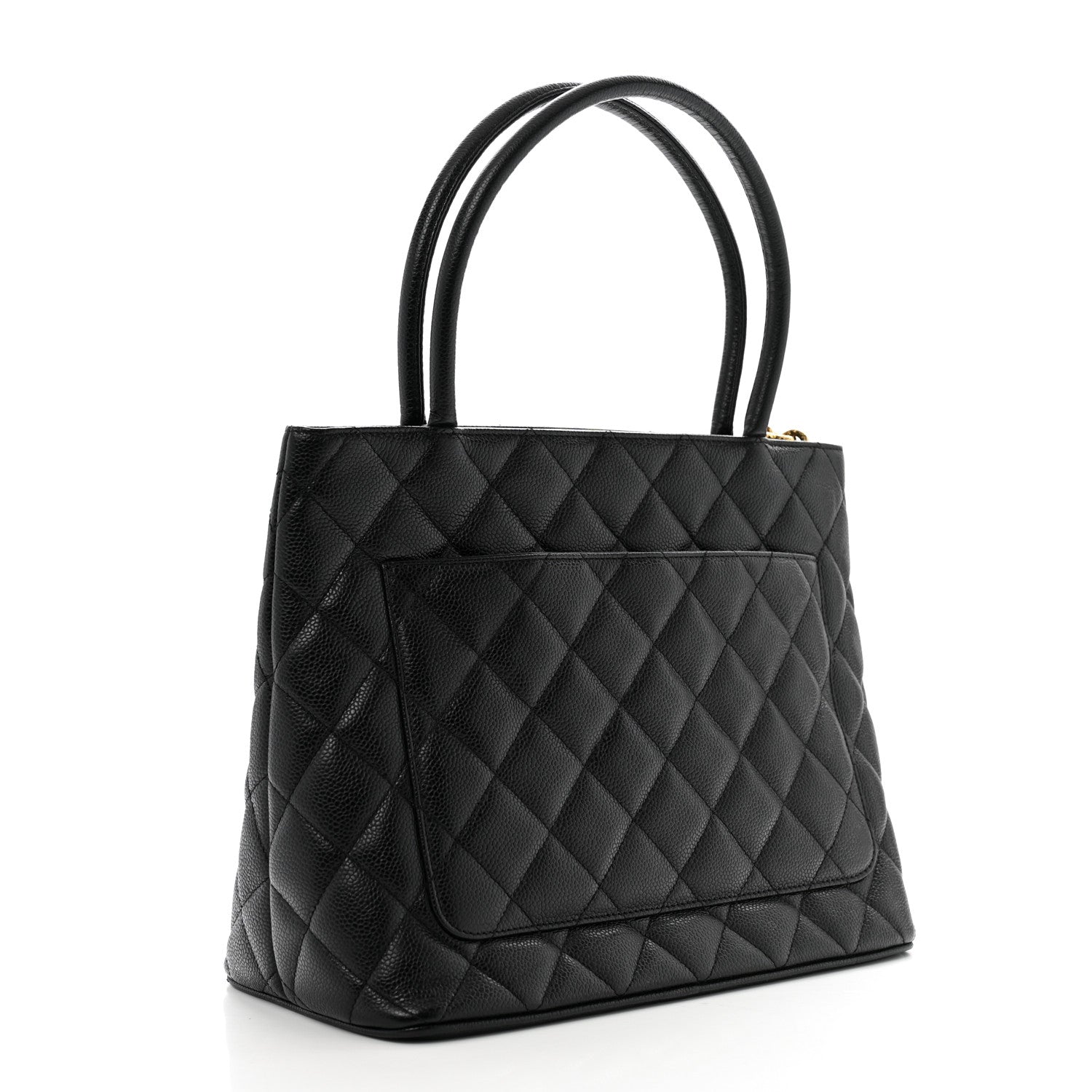 Chanel Caviar Quilted Medallion Tote Black 3 of 10