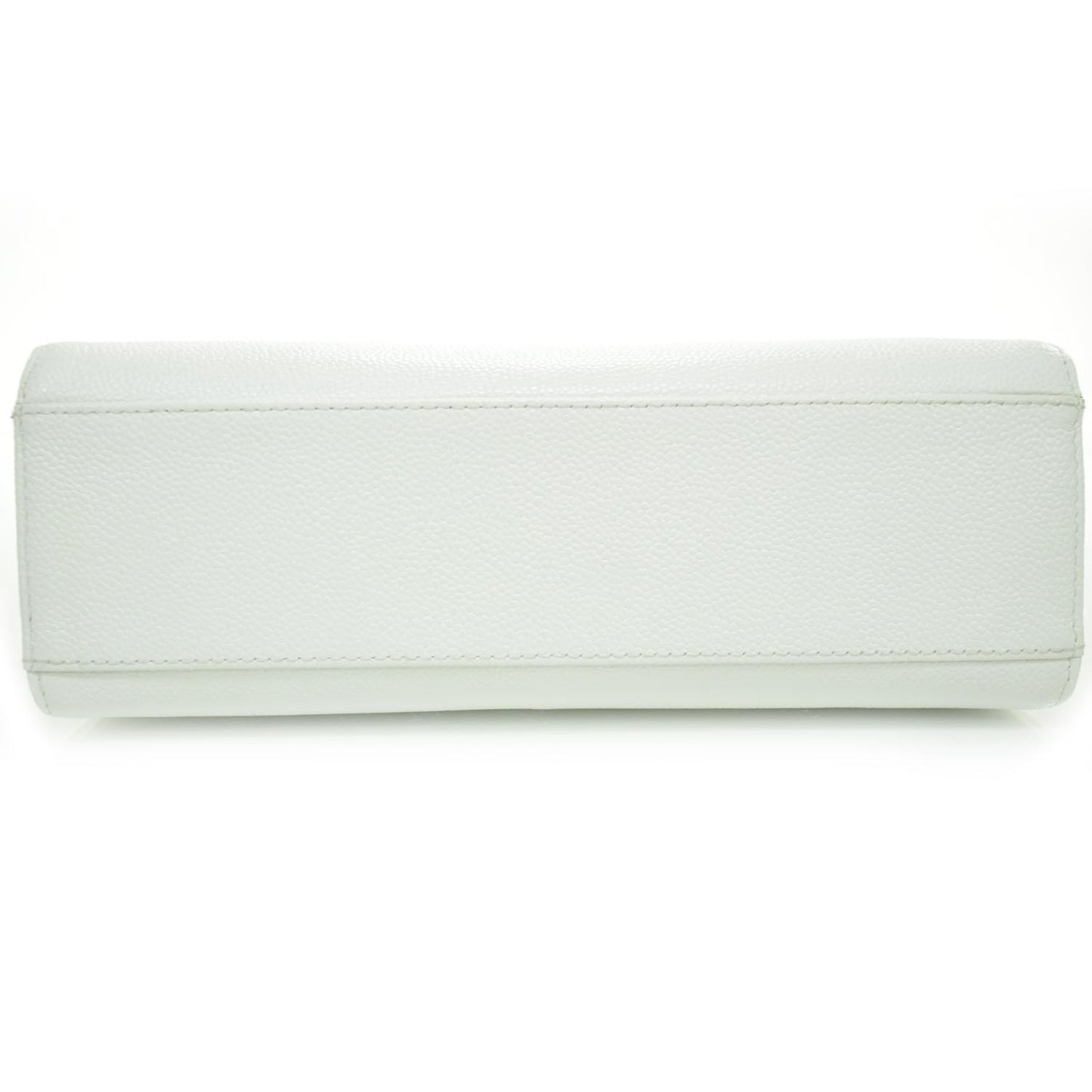 Caviar Kelly Flap Bag White