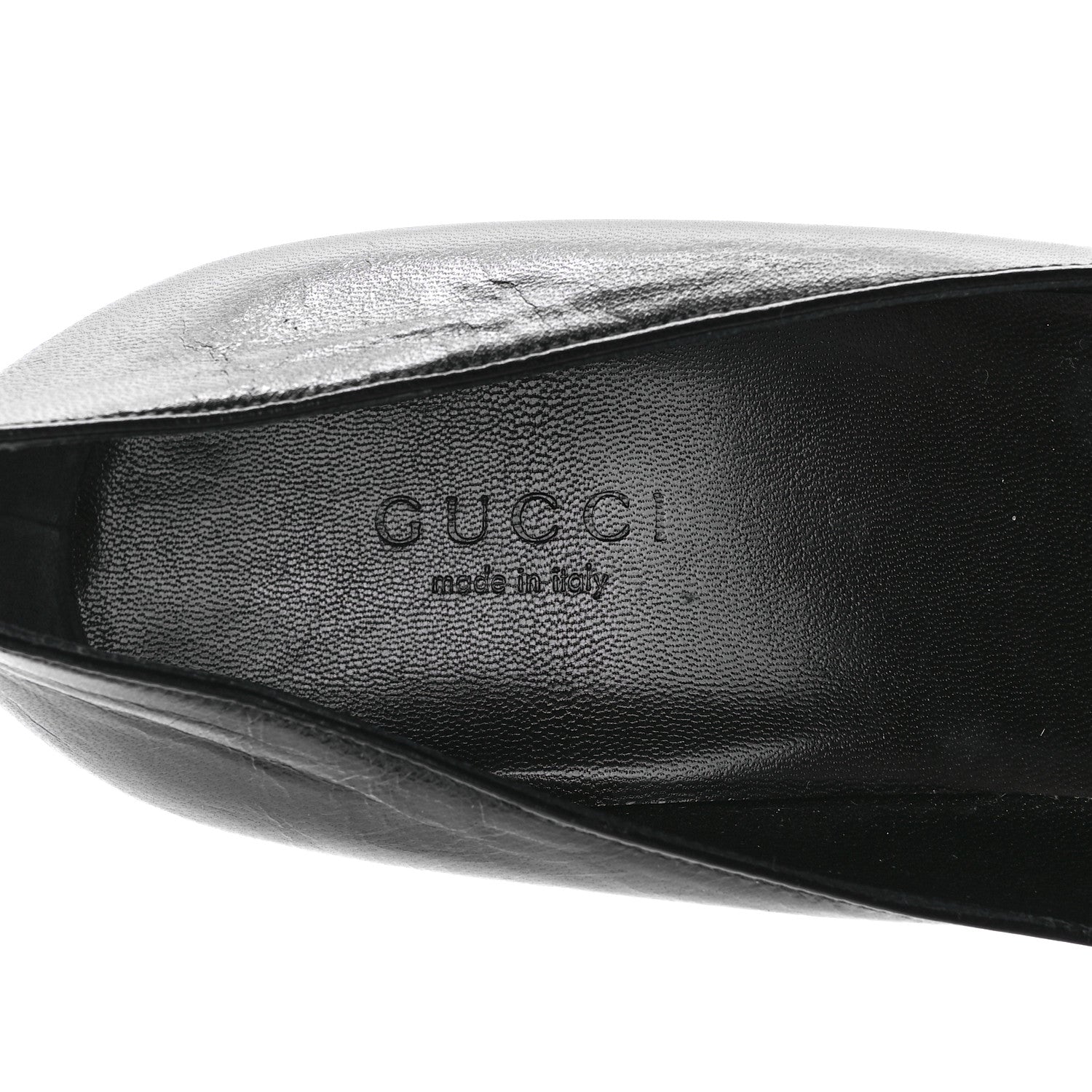 Gucci Calfskin Kristen Bamboo Pumps 37 Black 8 of 9