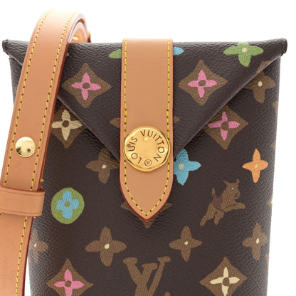 Louis Vuitton X TYLER THE CREATOR Monogram Craggy Envelope Pouch Chocolate 7 of 10