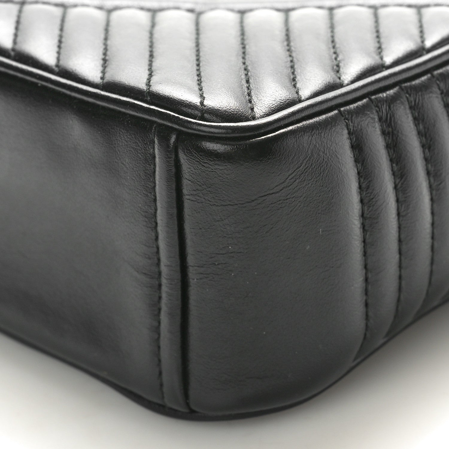 Prada Soft Calfskin Impunture Diagramme Camera Bag Black 10 of 10