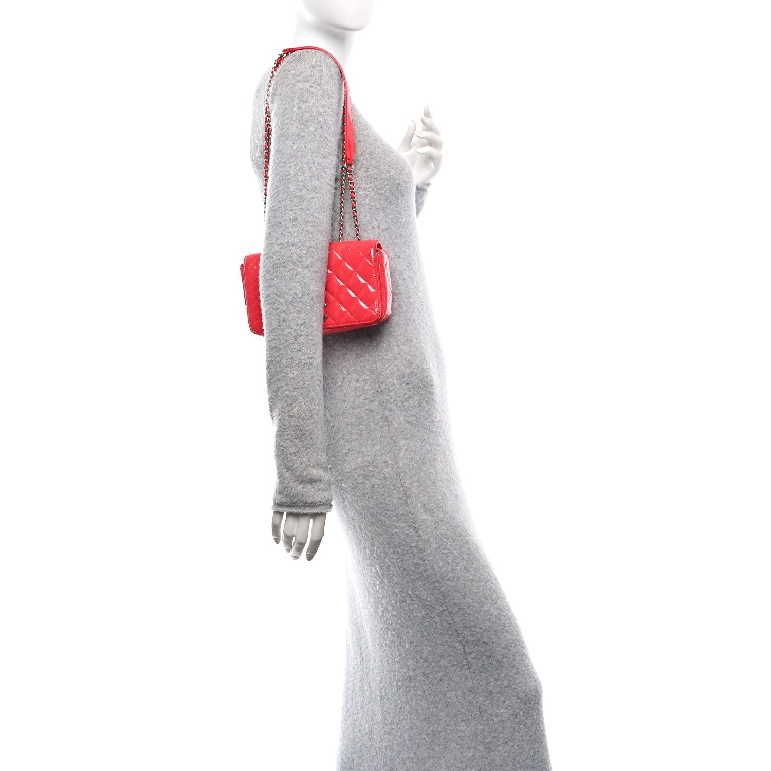 Chanel Patent Quilted Small Coco Boy Flap Pink 2 of 14