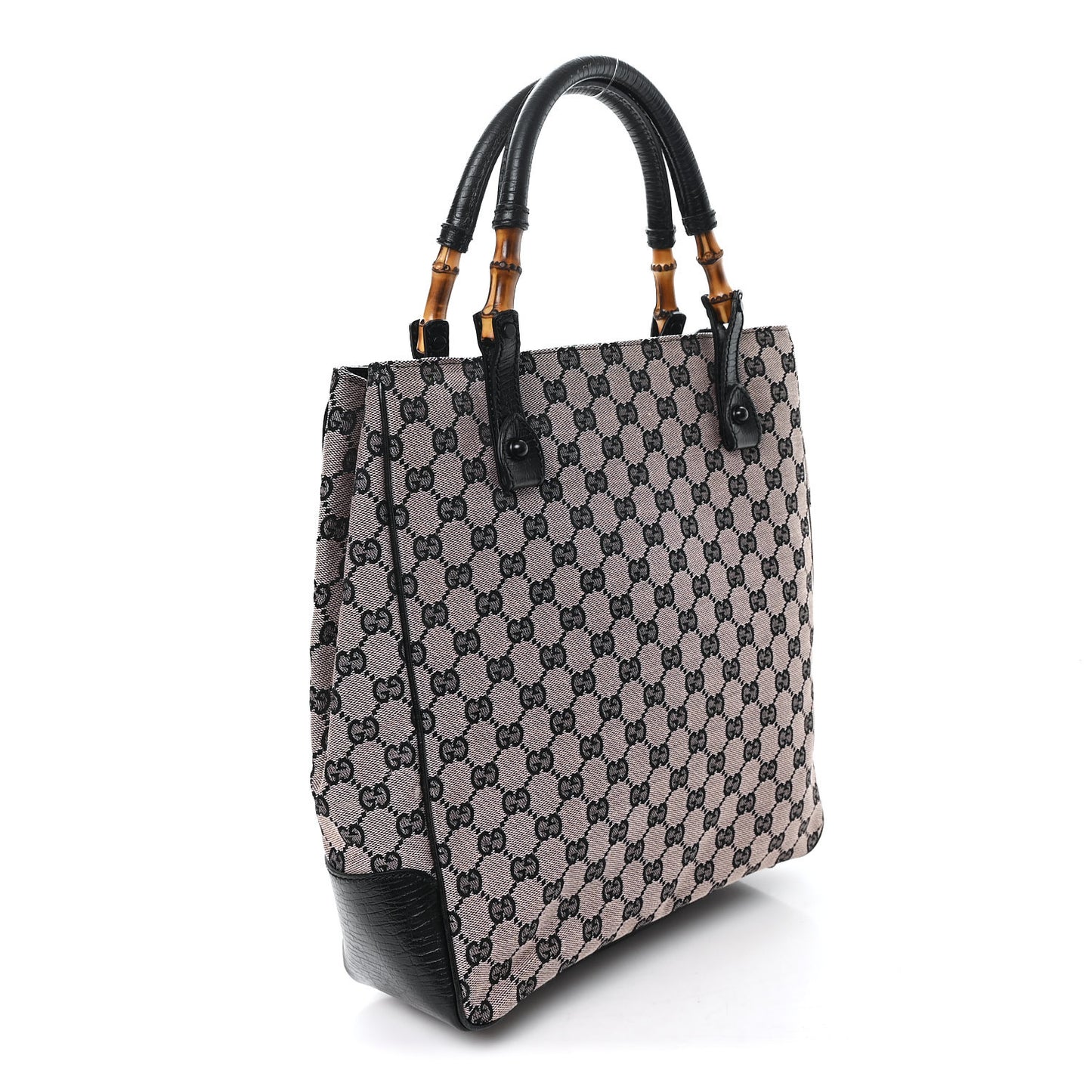 Monogram Bamboo Handle Bag Pink