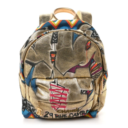 Chanel Graffiti Printed Canvas Street Spirit Backpack Multicolor 1 of 10