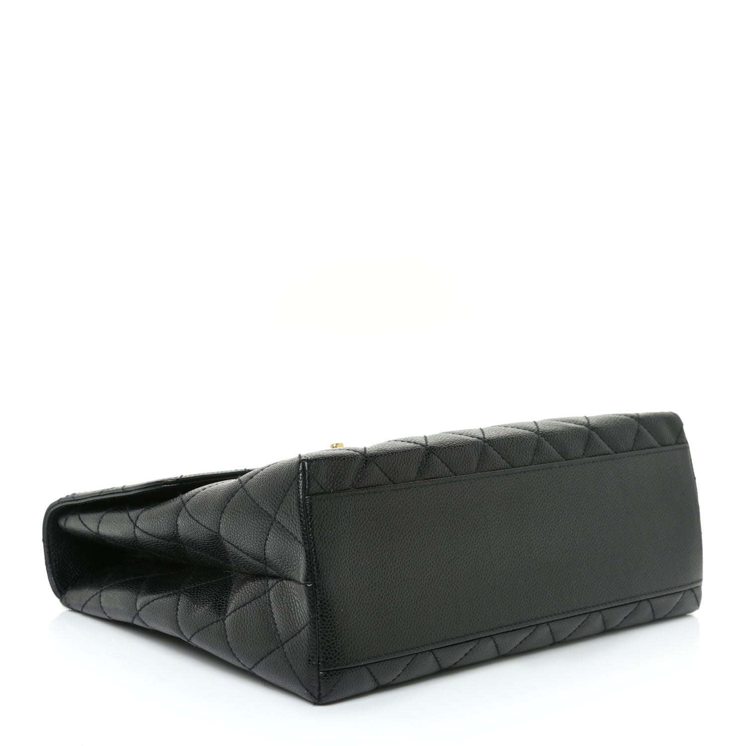 Chanel Caviar Quilted Jumbo Kelly Flap Black 4 of 14