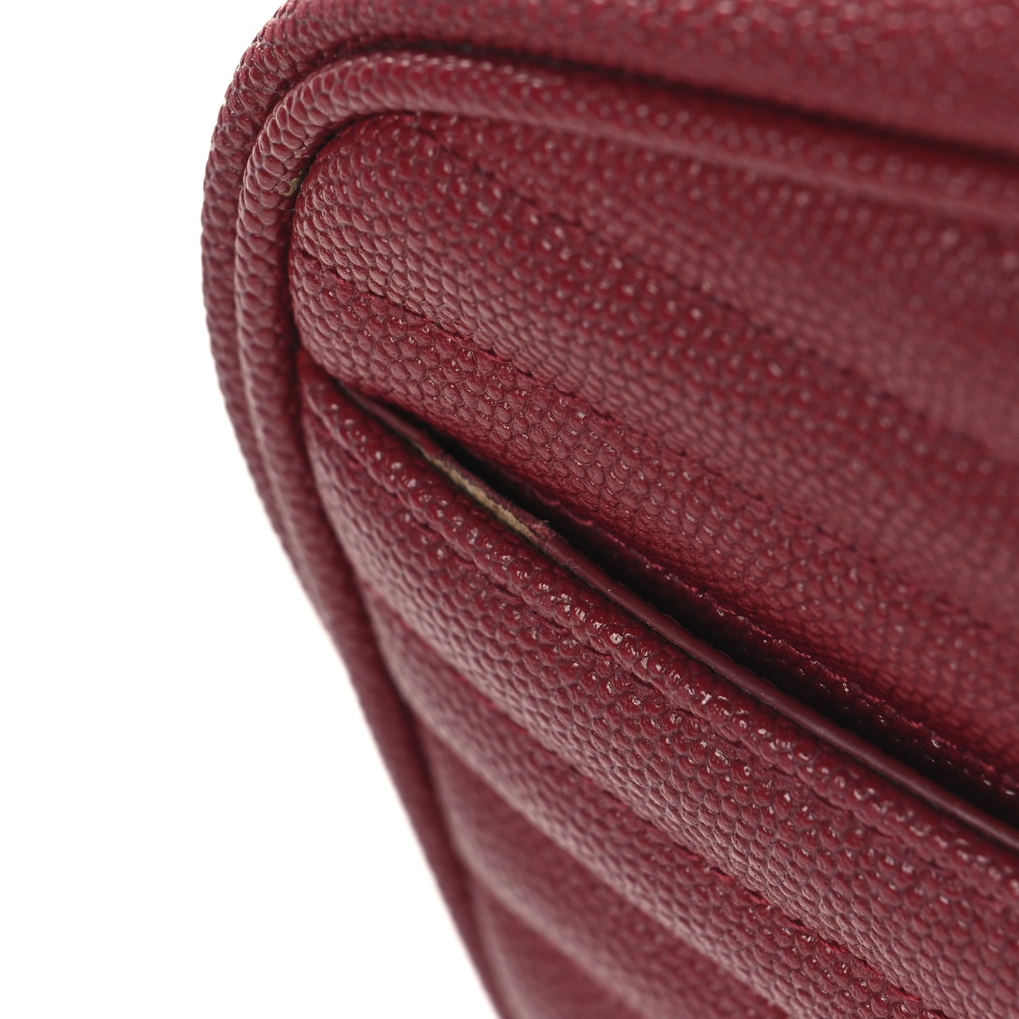 Grain De Poudre Matelasse Monogram Mini Lou Camera Bag Opyum Red