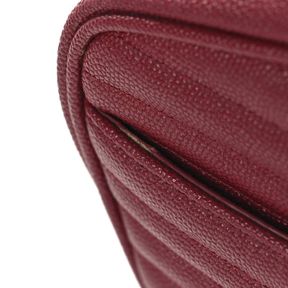 Saint Laurent Grain De Poudre Matelasse Monogram Mini Lou Camera Bag Opyum Red 11 of 11