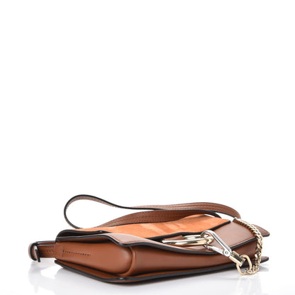 Chloe Suede Calfskin Small Faye Shoulder Bag Tobacco 4 of 10