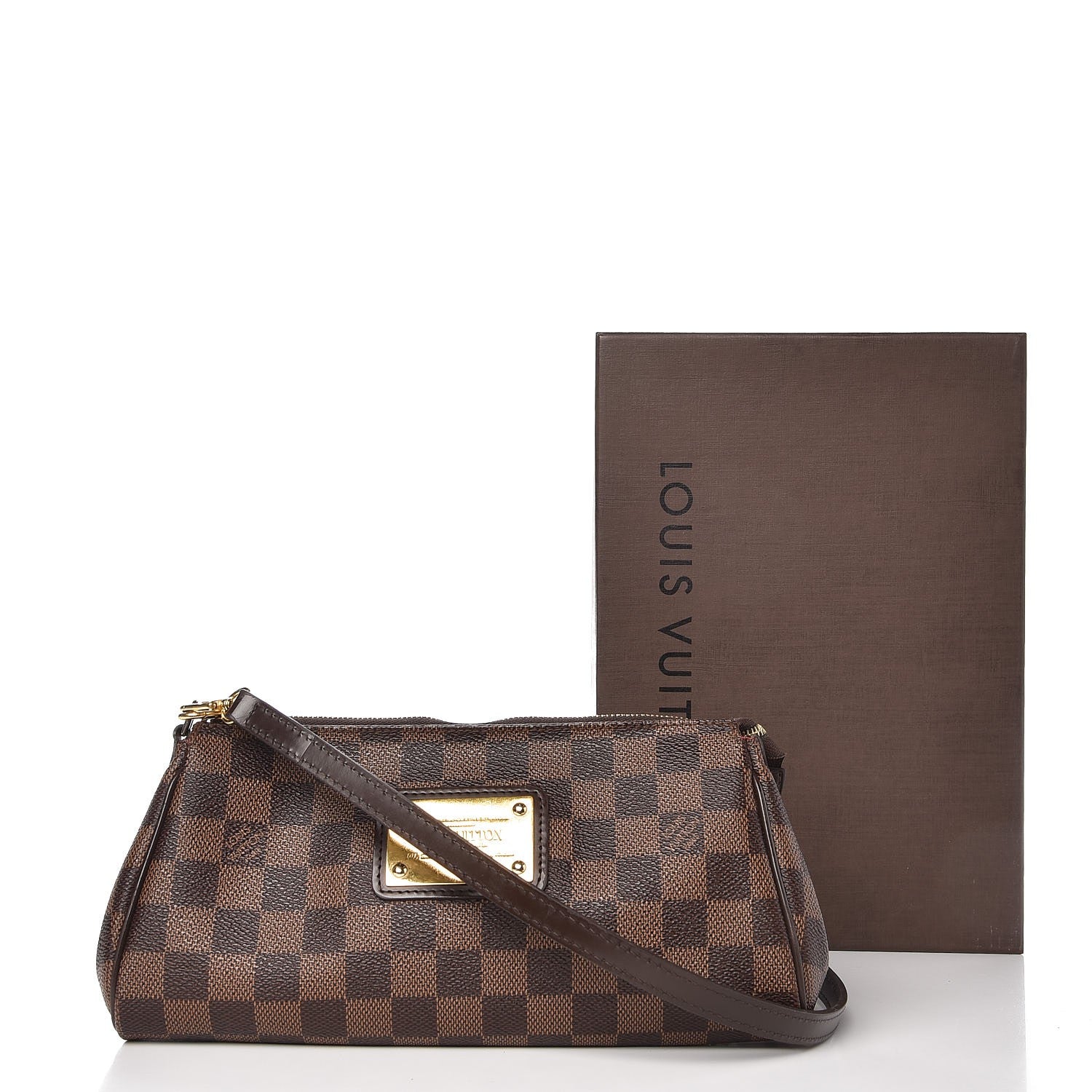 Louis Vuitton Damier Ebene Eva Clutch 8 of 8