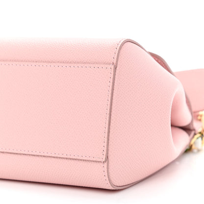 Dolce & Gabbana Dauphine Small Miss Sicily Satchel With Scarf Pink 8 of 8