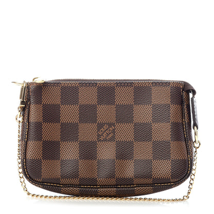 Louis Vuitton Damier Ebene Mini Pochette Accessories 1 of 7
