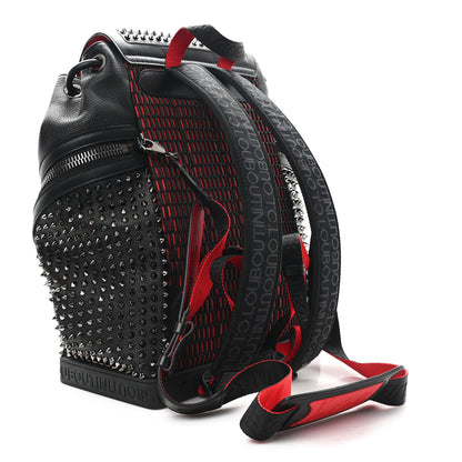 Christian Louboutin Calfskin Spiked Explorafunk Backpack Black 2 of 10