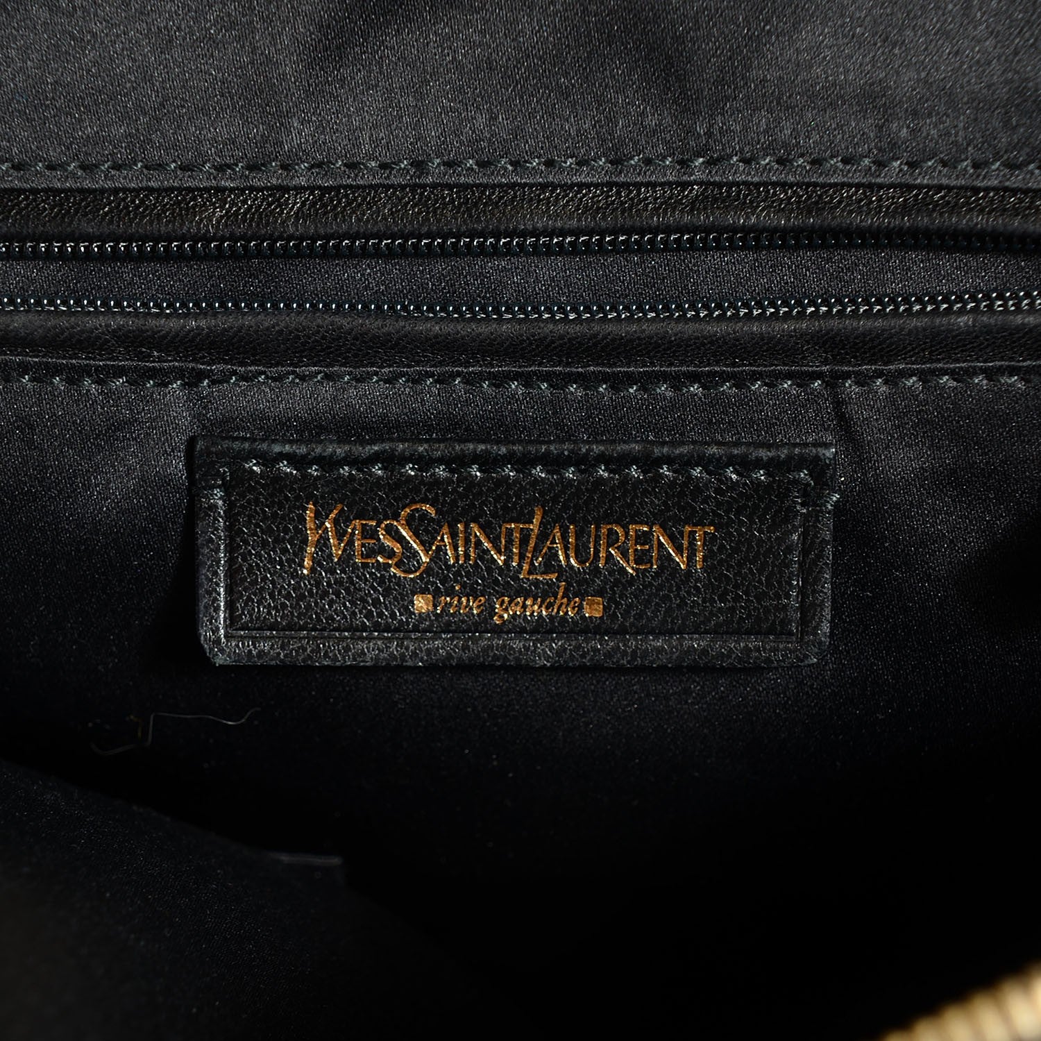 Saint Laurent Patent Crocodile Embossed Large Muse Black 6 of 8