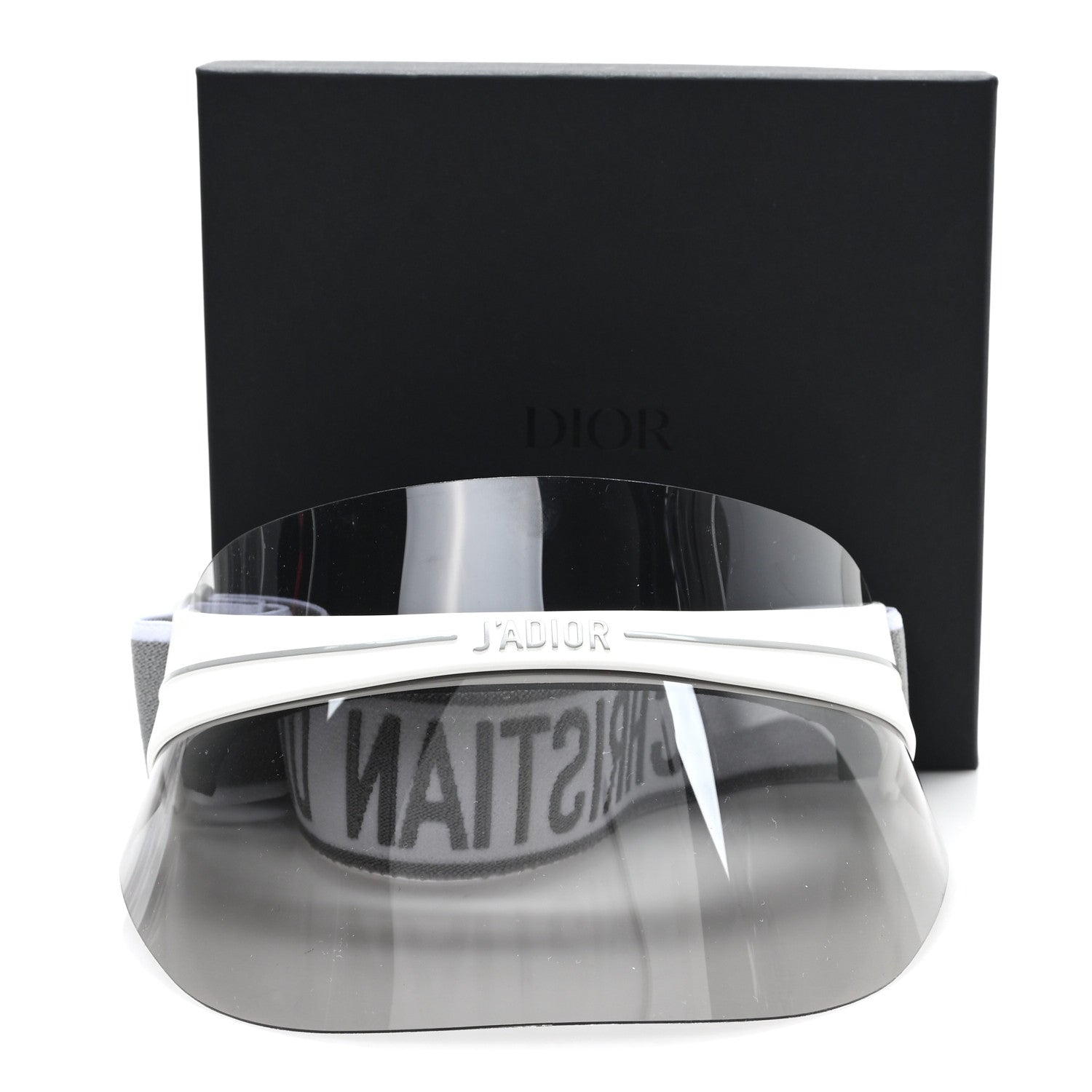 Christian Dior Mirrored DiorClub1 Sun Visor Grey 9 of 9