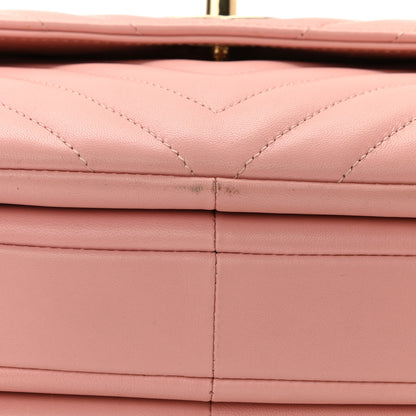 Chanel Lambskin Chevron Quilted Small Trendy CC Dual Handle Flap Bag Light Pink 12 of 12