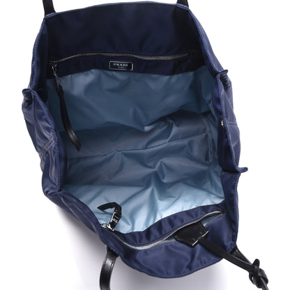 Prada Tessuto Nylon Etiquette Tote Astrale Inchiostro 5 of 8