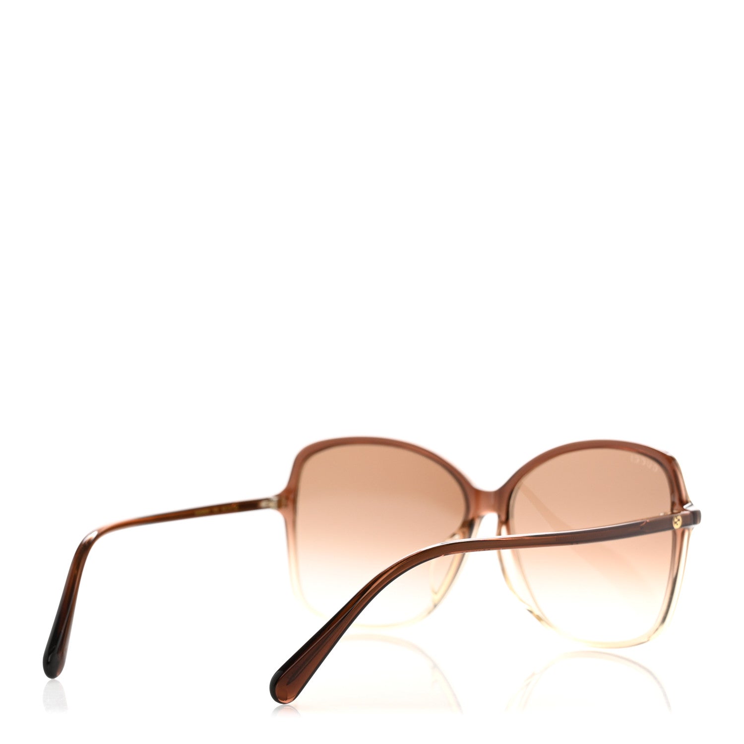Gucci Acetate Oversize Round Frame Sunglasses GG0546SK Brown 4 of 8